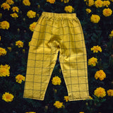 yellow windowpane check . peasy pants