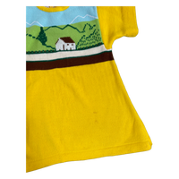 size 4/5 years farmhouse knit yellow dress