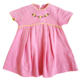 size 2-3 years embroidered garland dress