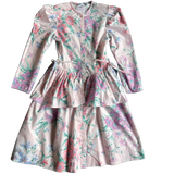 size 10 years floral peplum dress