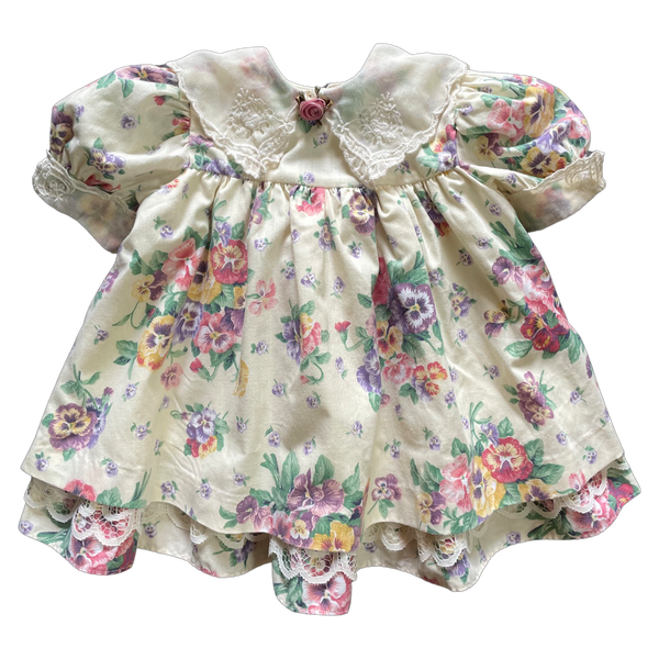 size 9 months most special pansy dress