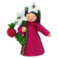 raspberry fairy doll